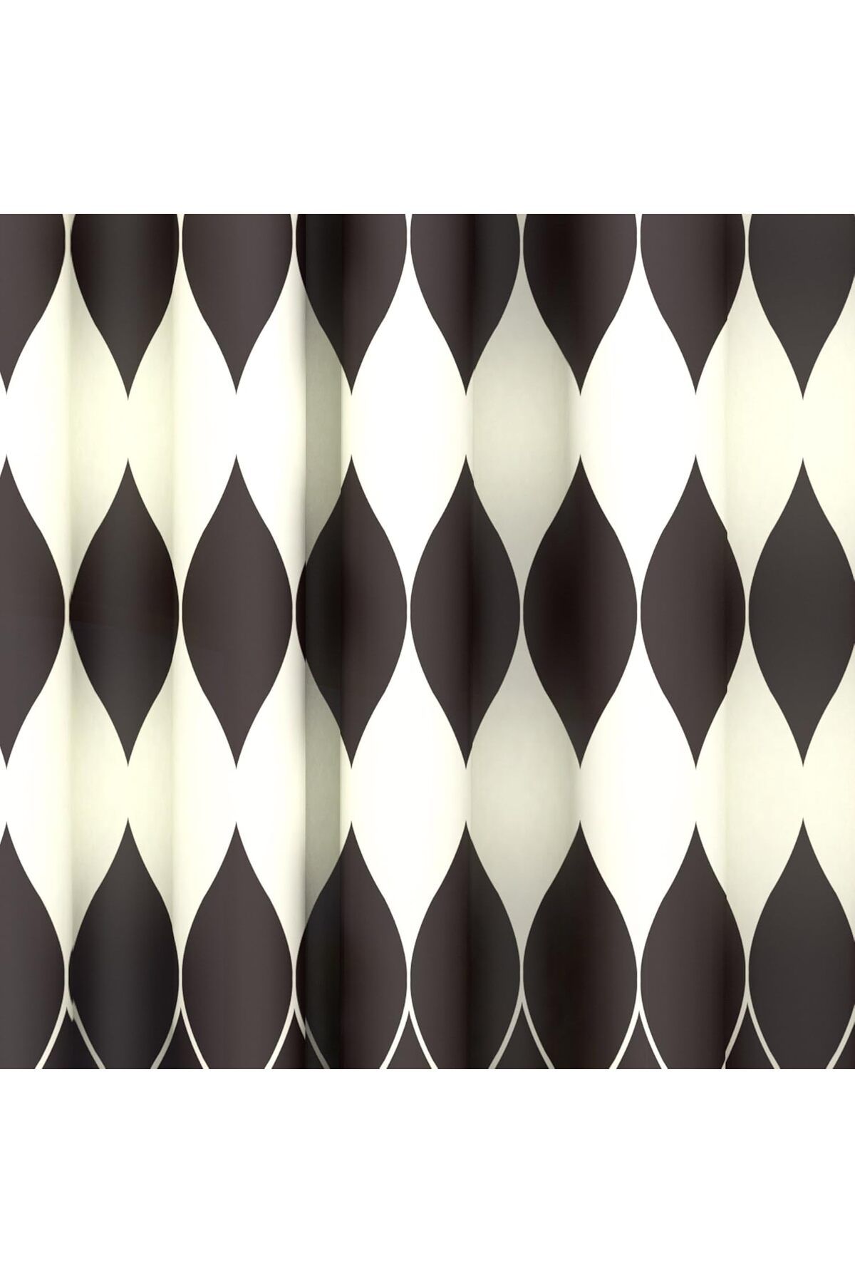 Generic-Story@Home Combo Set Of 2 Piece Modern Polyetser Eyelet Abstract Pattern Ringtop Printed Window Cur 3