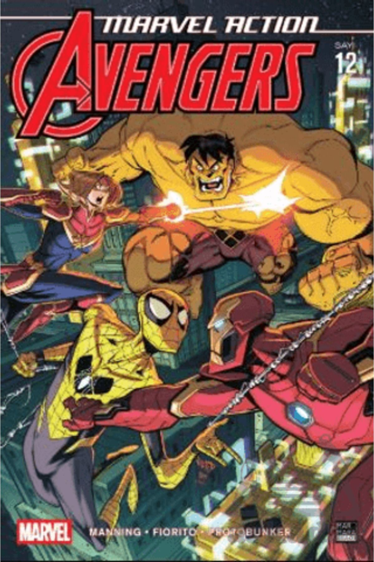 Marmara Çizgi Yayınları Marvel Action Avengers Sayı 12