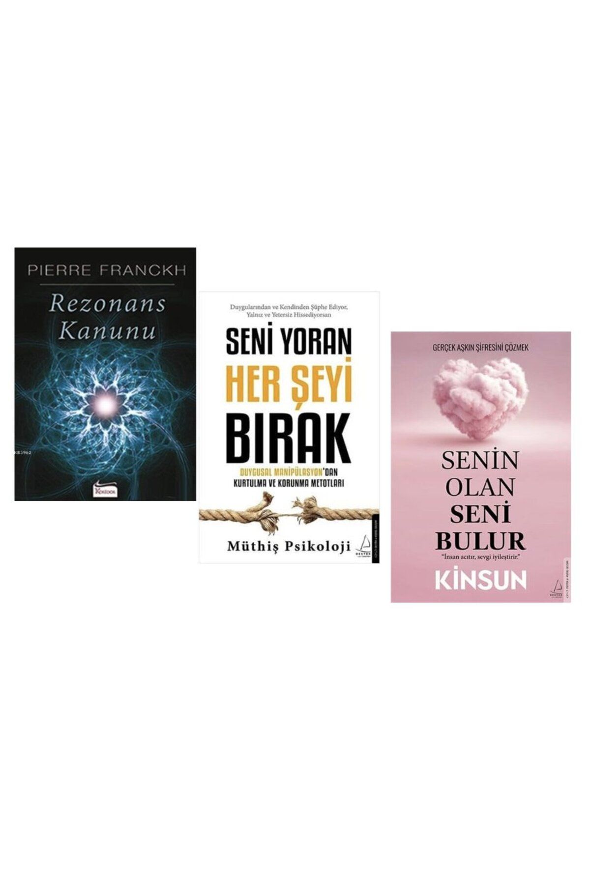 Koridor Yayıncılık rezonans kanunu + seni yoran her seyi birak + senin olan seni bulur = 3 set