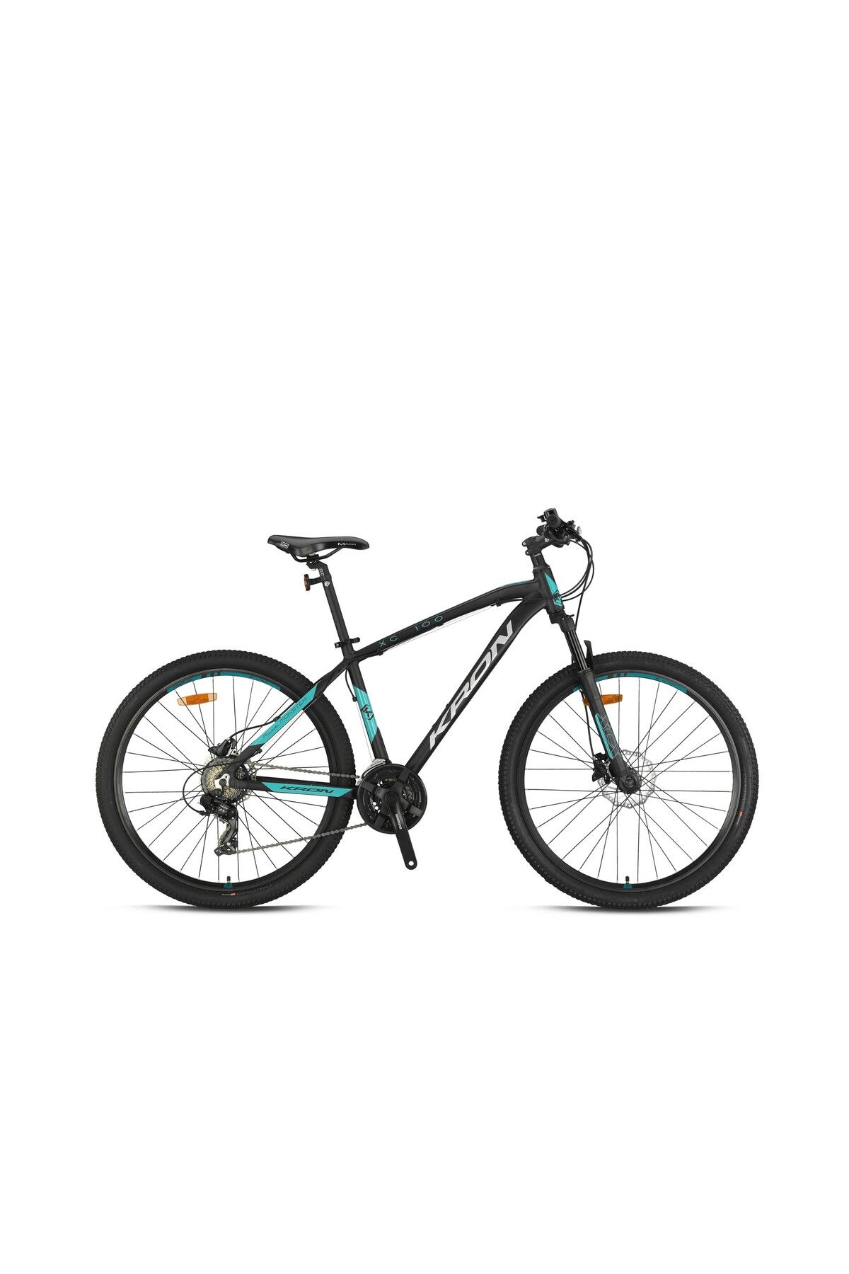 Kron XC 100 26 - 14'' H.D MAT SİYAH-GRİ/TURKUAZ