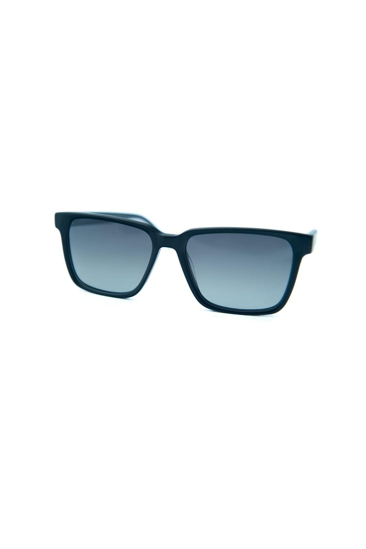Ferfarini FF 1483 440P 54 Polarize Unisex Kare Siyah Kemik Güneş Gözlüğü