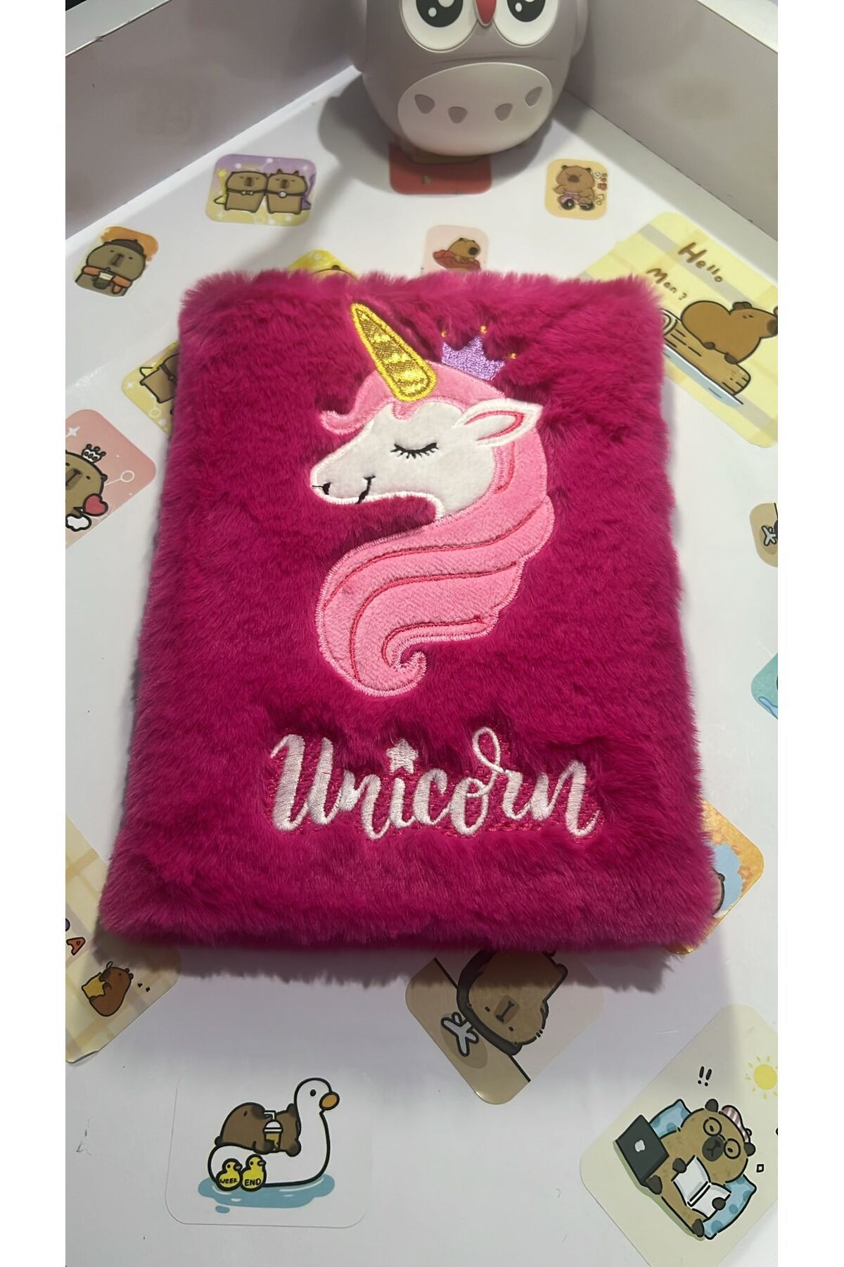 demirosa Çocuklar İçin Eğlenceli Peluş Defter