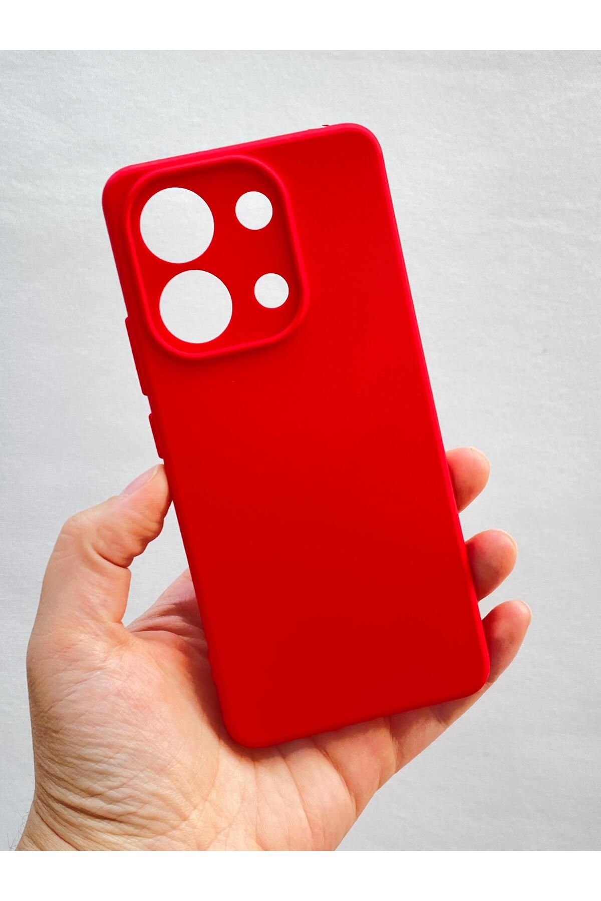 Vip Case Xiaomi Redmi Note 13 4G Uyumlu Silikon Darbe Emici Klasik Korumalı Rubber Kılıf