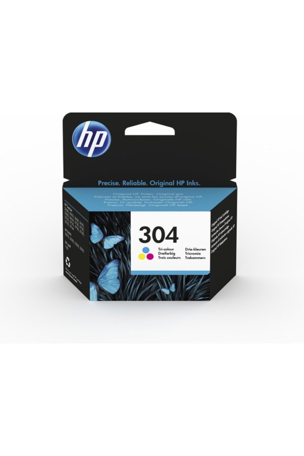 HP 304 Üç Renkli Mürekkep Kartuşu N9K05AE - 2 Adet