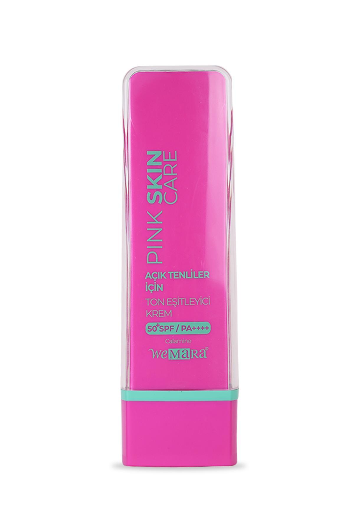 WEMARA TON ESITLEYICI YUZ BAKIM KREMI 50 SPF 50 ML — صورتی IMM.00.0174 — تصویر 4 از 7