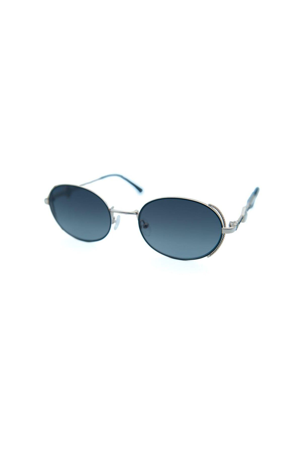 Ferfarini FF 1484 410 54 Kadın Oval Gri Metal Güneş Gözlüğü