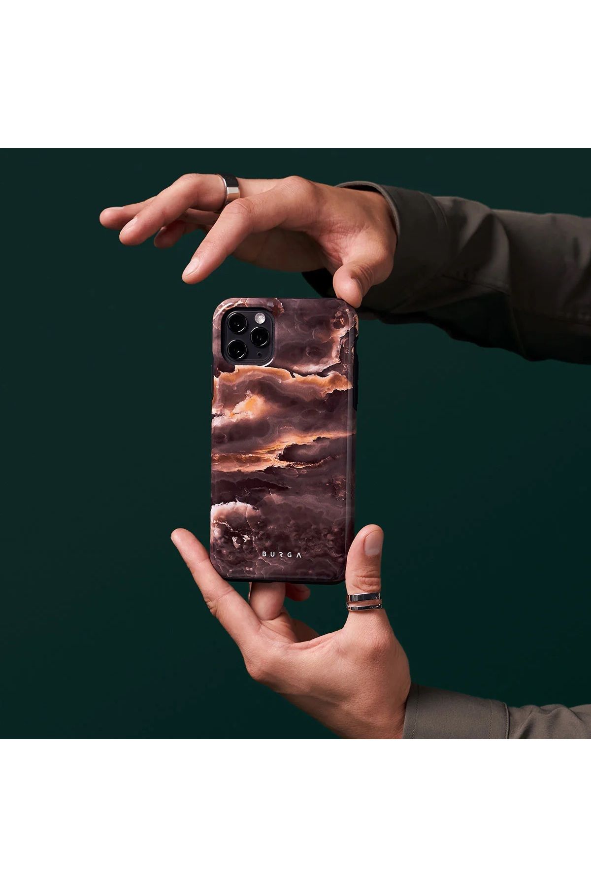 Samsung-Burga Case Galaxy S25ultra Hybrid 2 Layer Hard Shell Silicone Protective, Scratch Resistant 6