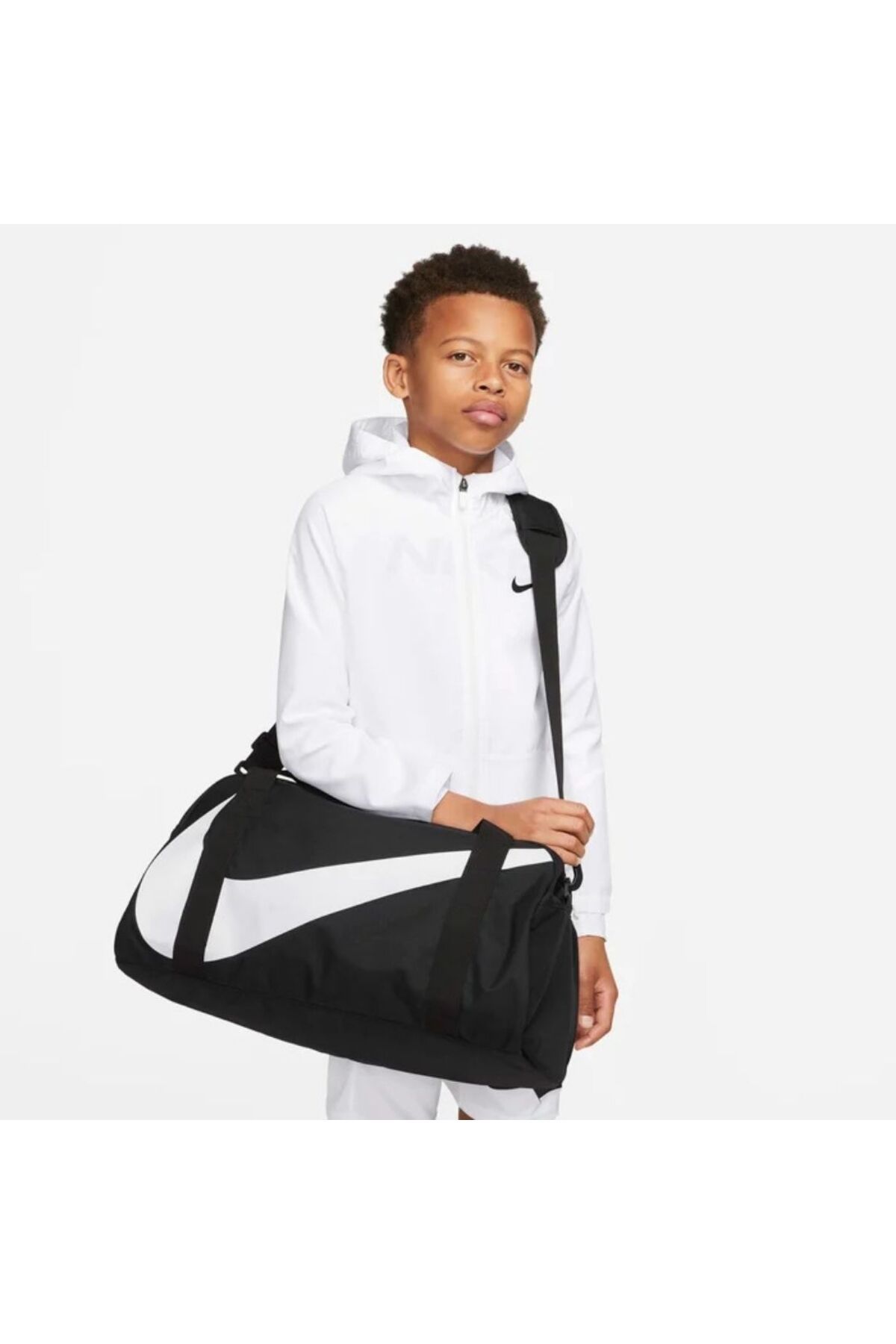 Nike Çocuk Spor Çantası Gym Club Spor Çantası (25L) – Dr6100-010 Siyah/beyaz
