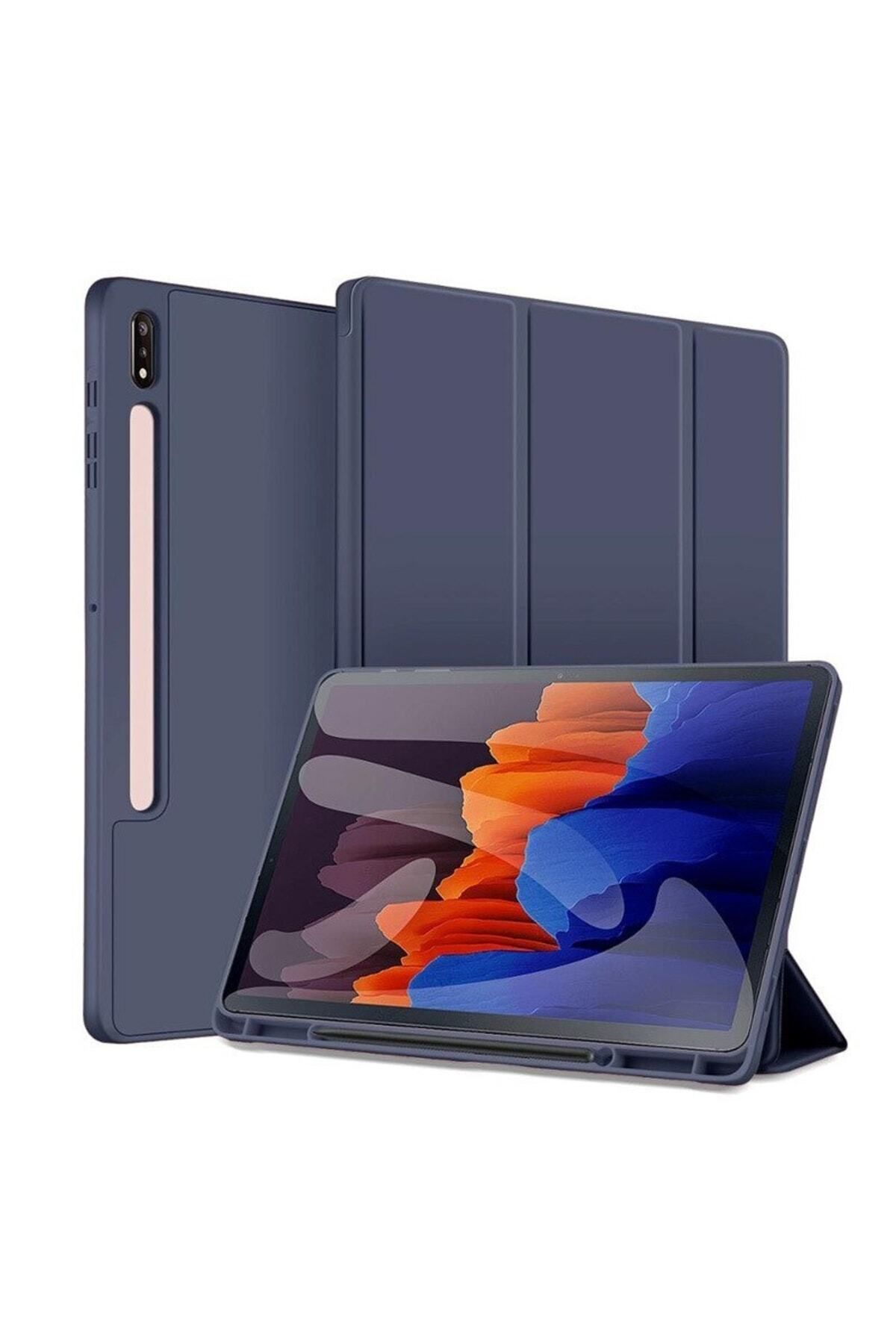 Store Samsung Galaxy Tab S7 Fe / S7 Plus / S8 Plus 12.4" Kılıf Kalem Bölmeli Smart Case X800 T730 T970