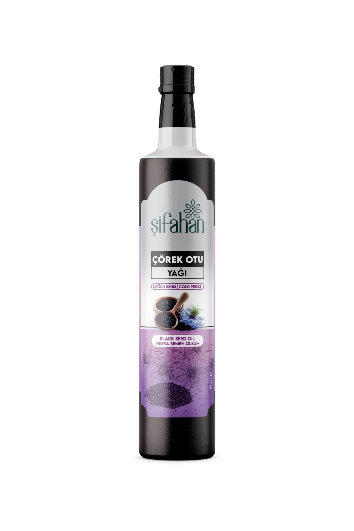 KONYA ŞİFAHANE Sifahan Yerli Tohumdan Soğuk Pres Çörekotu Yağı 250ml – Katkısız ve Doğal
