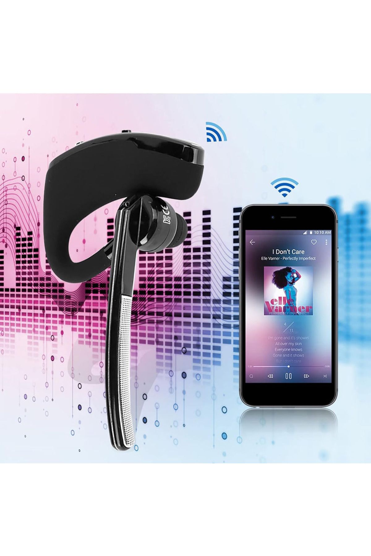 NEXTLY-V8 Wireless Headphones, Bluetooth 4.0, Microphone, Music Playback, Calls, Multi-point, Nc 4