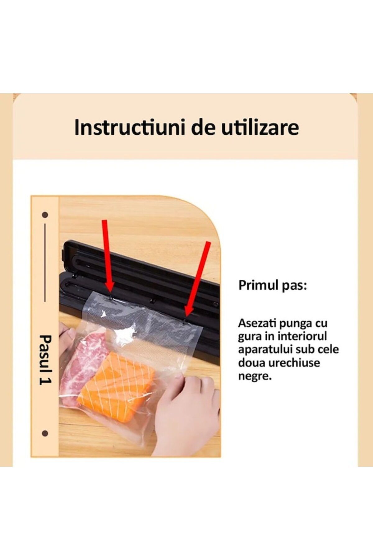 NEXTLY-Set Aparat De Vidat Si Sigilat Cu Vacuum Si 2 Role Pungi Pentru Vidat 500x17cm , Pentru 6