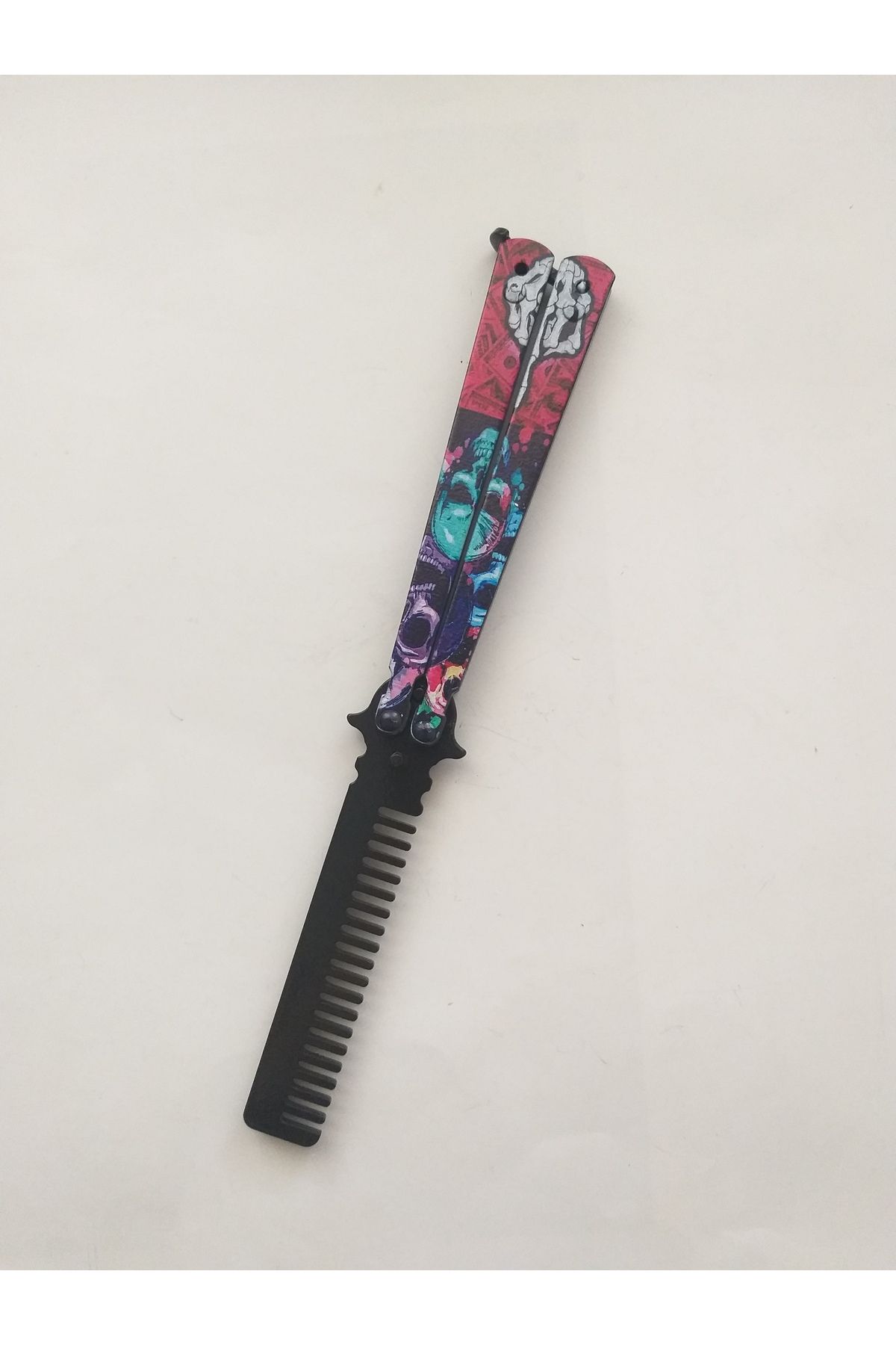 Tactical Line 21 cm Metal Kurukafa Kelebek Tarak Keskin Değildir