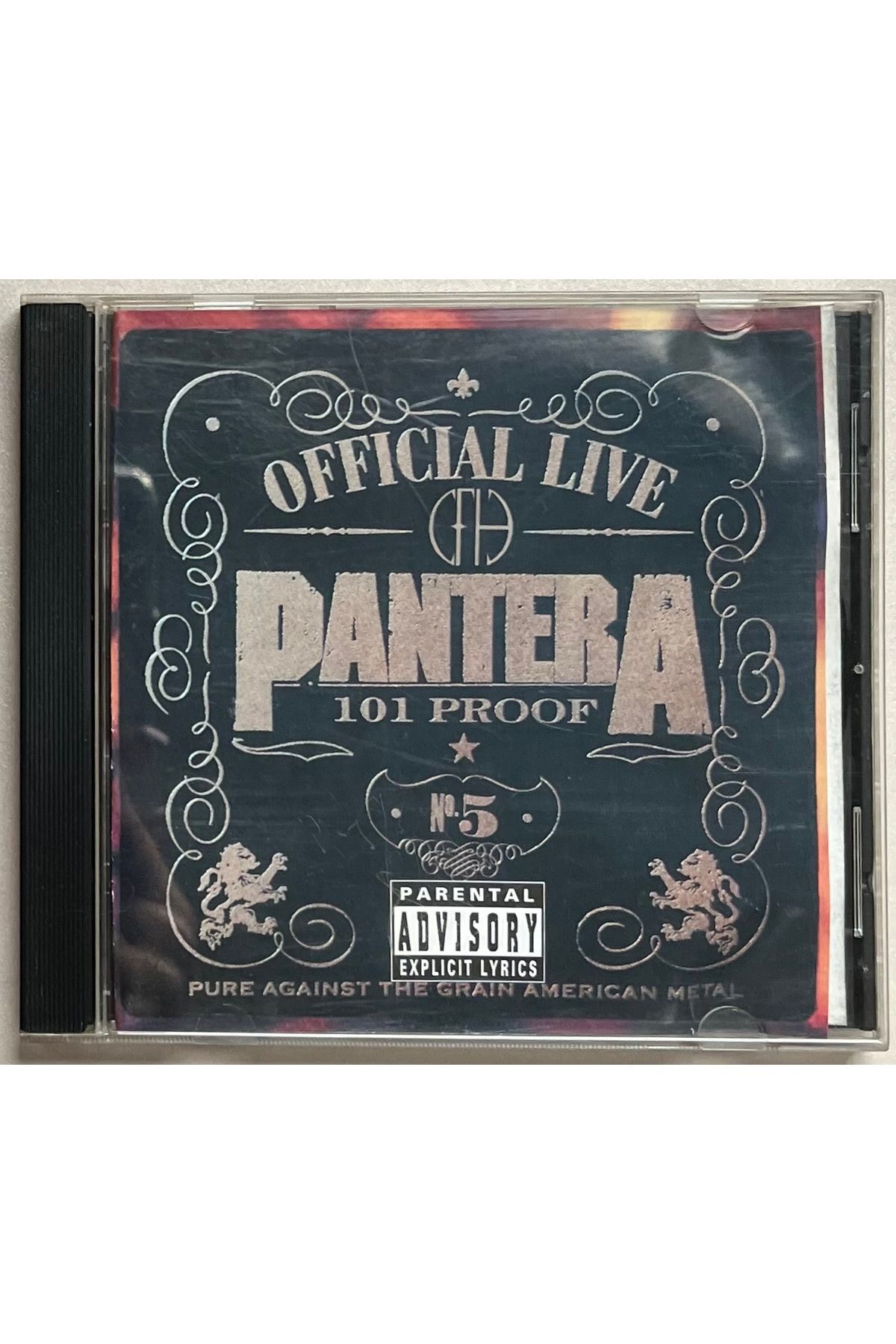 Plakevi İzmir Pantera Official Live: 101 Proof Cd (Orjnal Dönem Baskı Cd)
