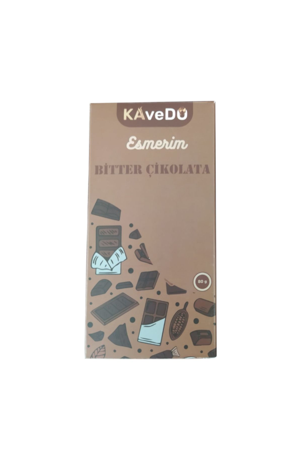 kavedo Esmerim Bitter Çikolata 80 g