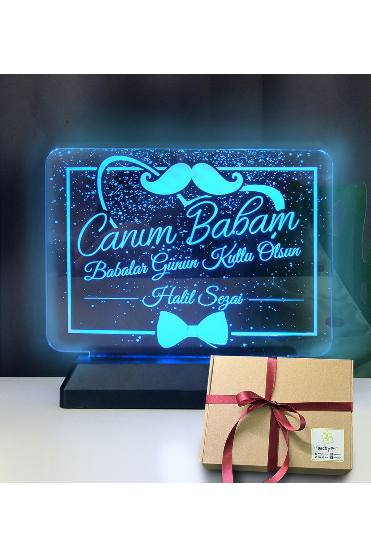 hediye-ci Canım Babam Led Gece Lambası