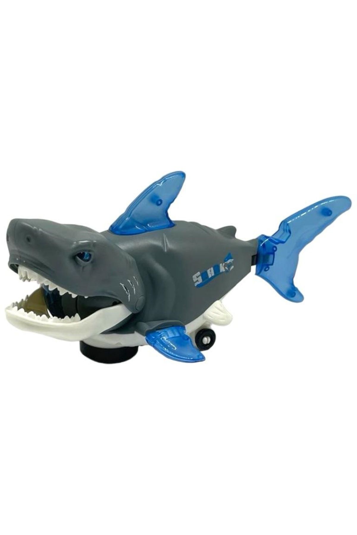 lumed Sesli Işıklı Çarp Dön Şarkı Söyleyen Köpek Balığı Shark 27Cm GRİ