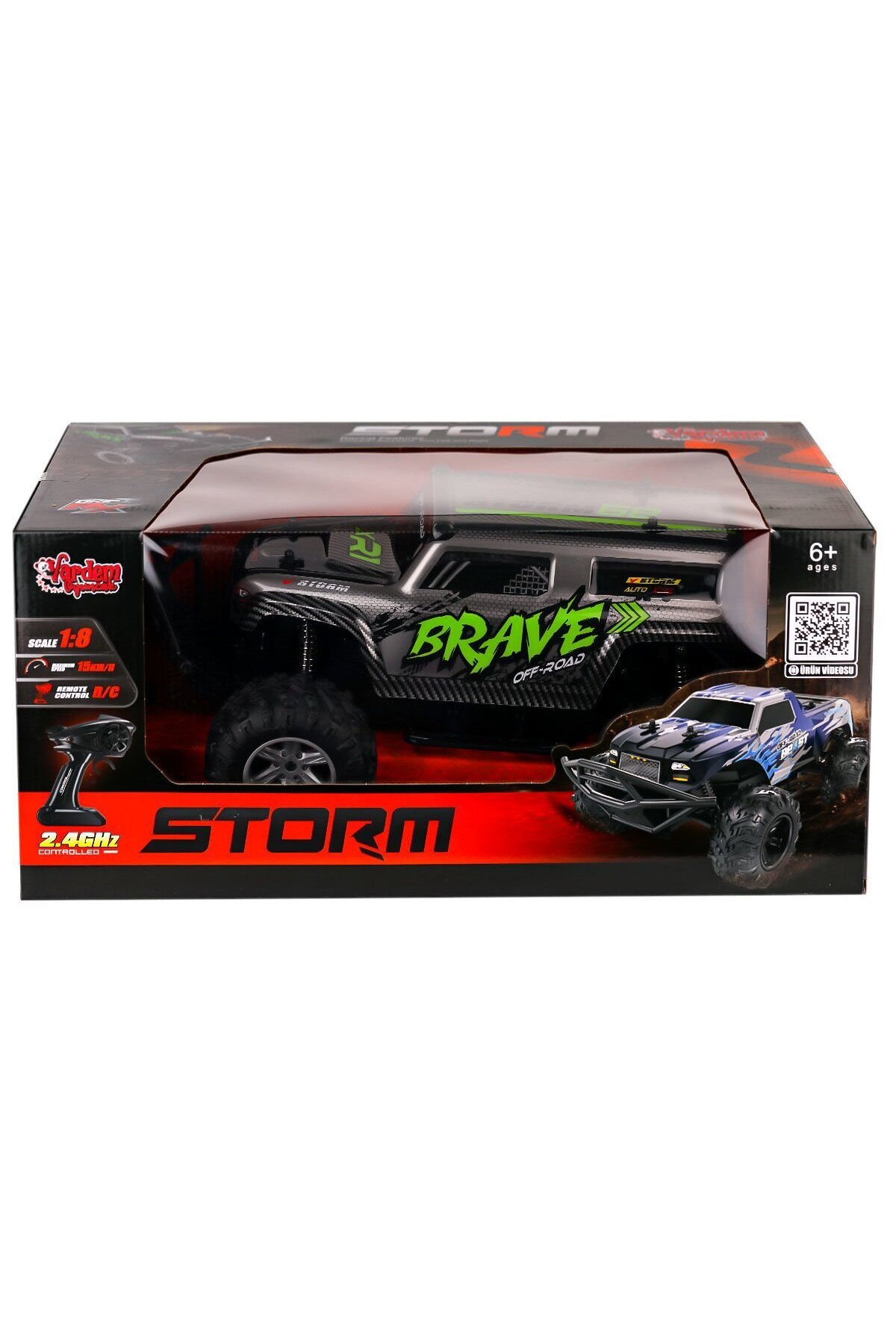 Syr-666-838 Kumandalı Şarjlı Storm Jeep 1:8 - - 4