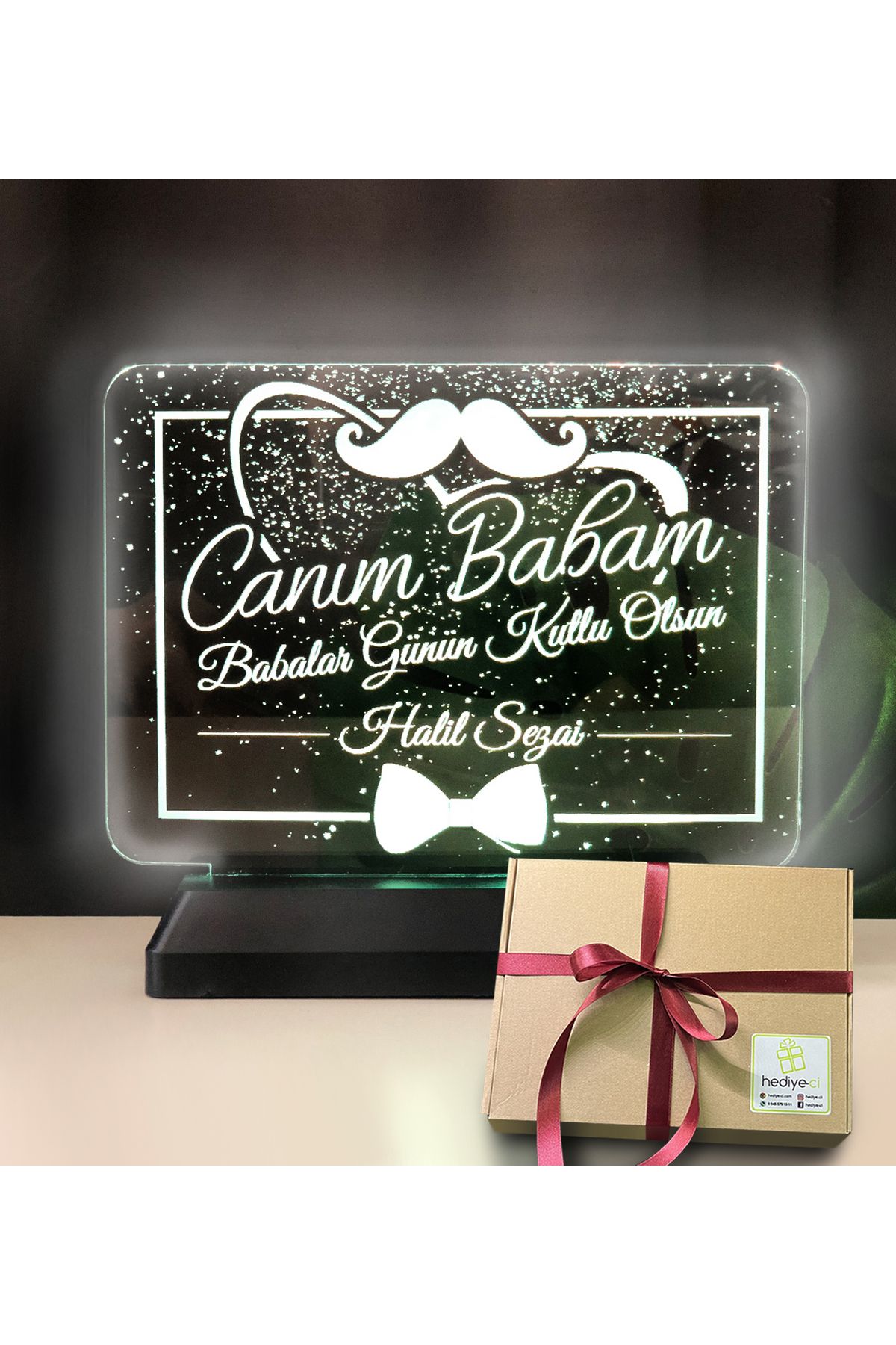 hediye-ci Canım Babam Led Gece Lambası