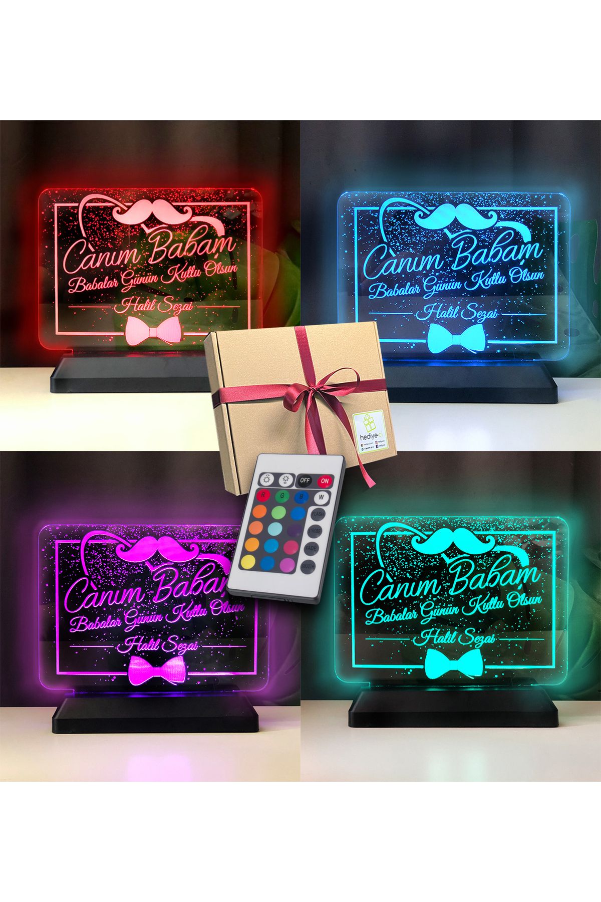 hediye-ci Canım Babam Led Gece Lambası