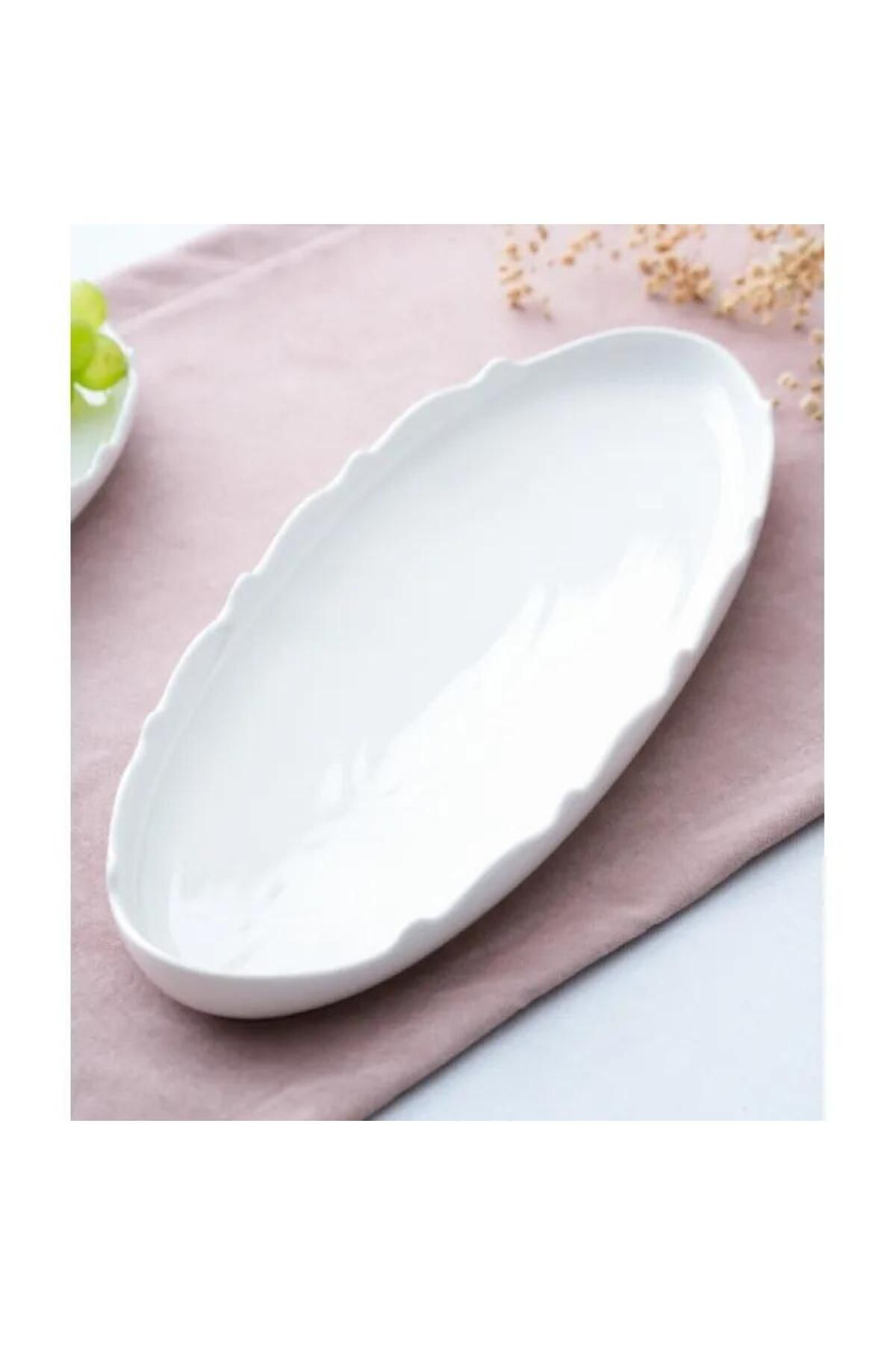 ACAR Nirvana Oval Kayık Tabak - 40 cm MST502