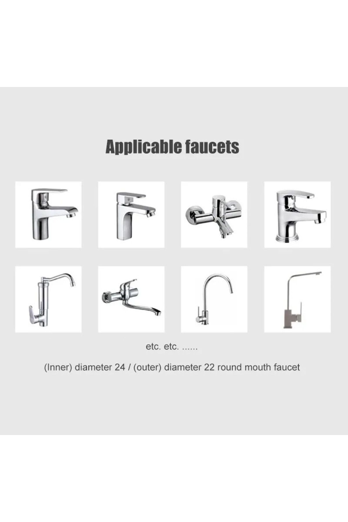 NEXTLY-Cap Robinet Pentru Baterie Chiuveta Cu 3 Functii, , Rotatie 360 Grade 8