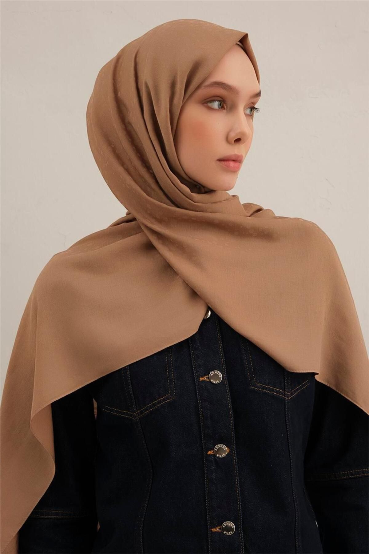 Armine Damla Desen Bambu Cotton Şal 12