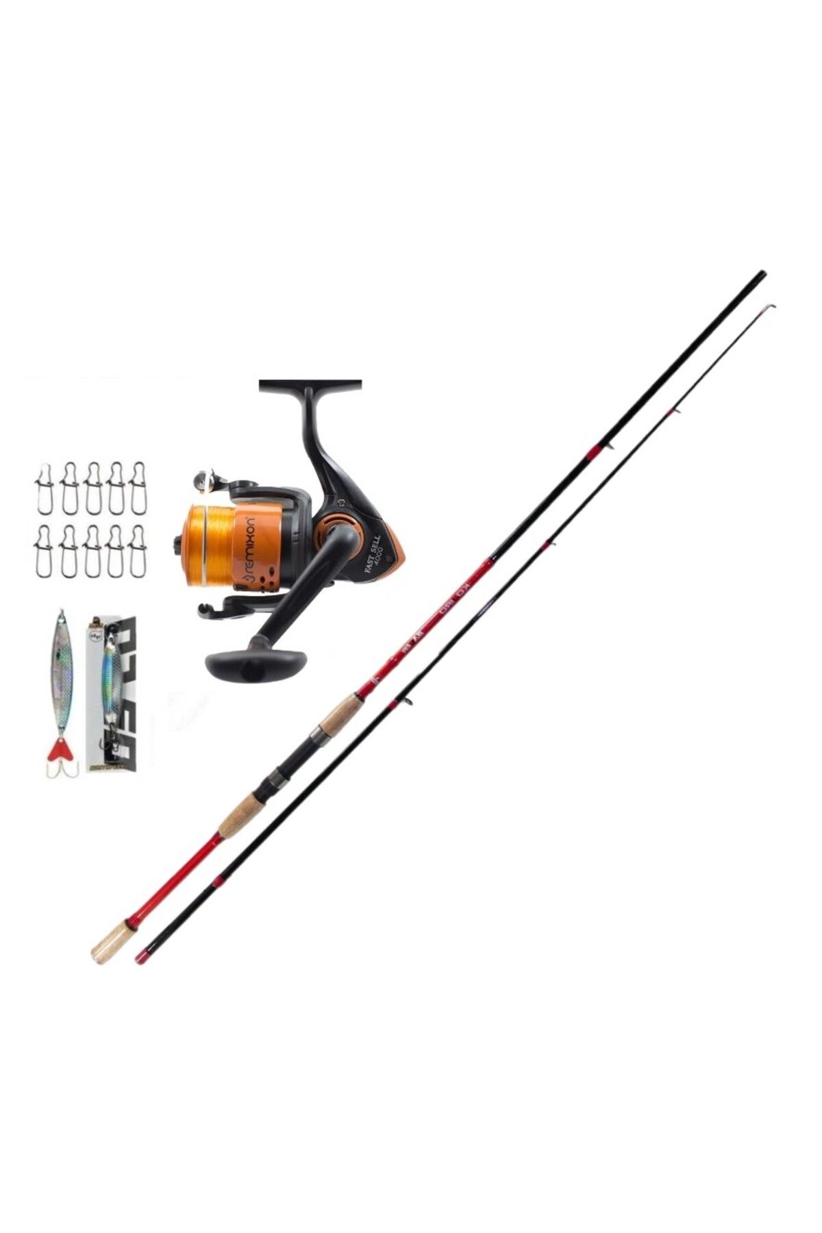 Halbart Remixon Fast Sell & Bauer Kojıro 240 10-40gr Spin Olta Seti