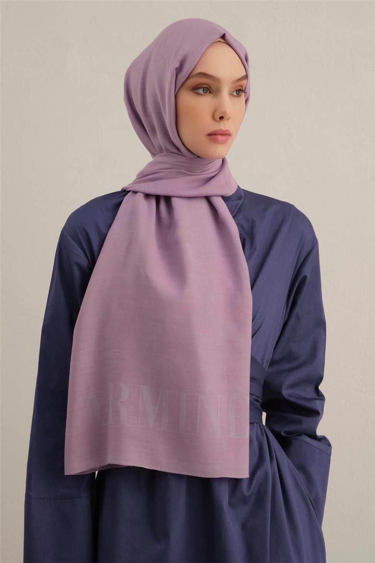Armine Logo Drop Pamuk İpek Şal 42