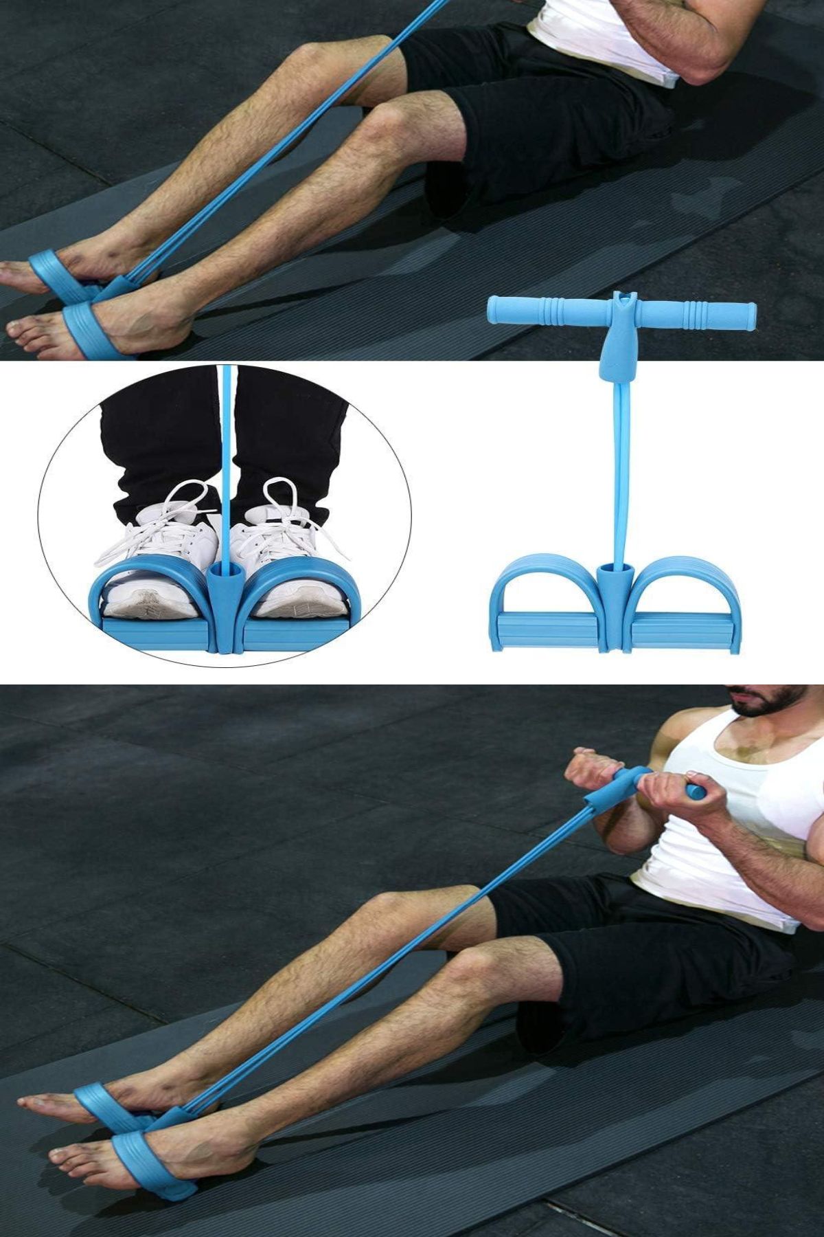 Body Trimmer Vücut Şekillendirici Egzersiz Karın El Ayak Evde Spor Lastikli Egzersiz Lastiği