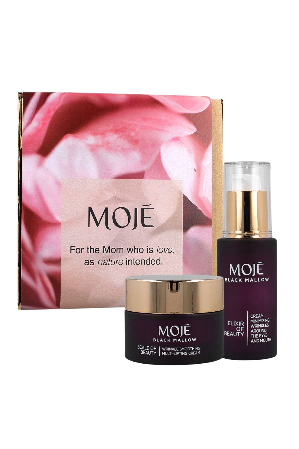 Other Set De Nalbă Neagră Mojé (krem Pod Oczy 30 Ml + Krem ​​do Twarzy 50 Ml) - Zestaw Prezentowy Czarna Malwa - One Size