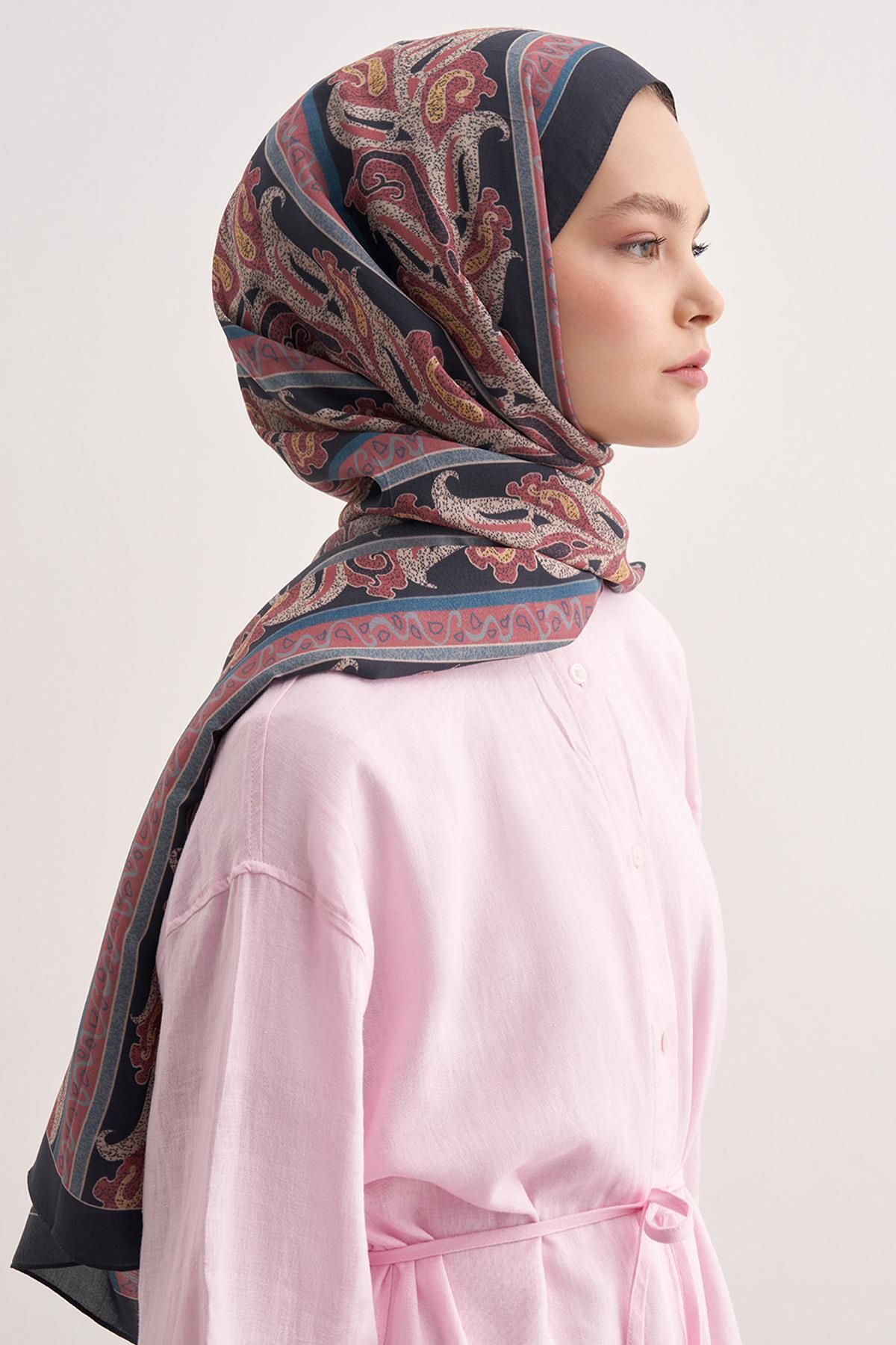 carell Glow Soft Pembe Vela Floş Şal