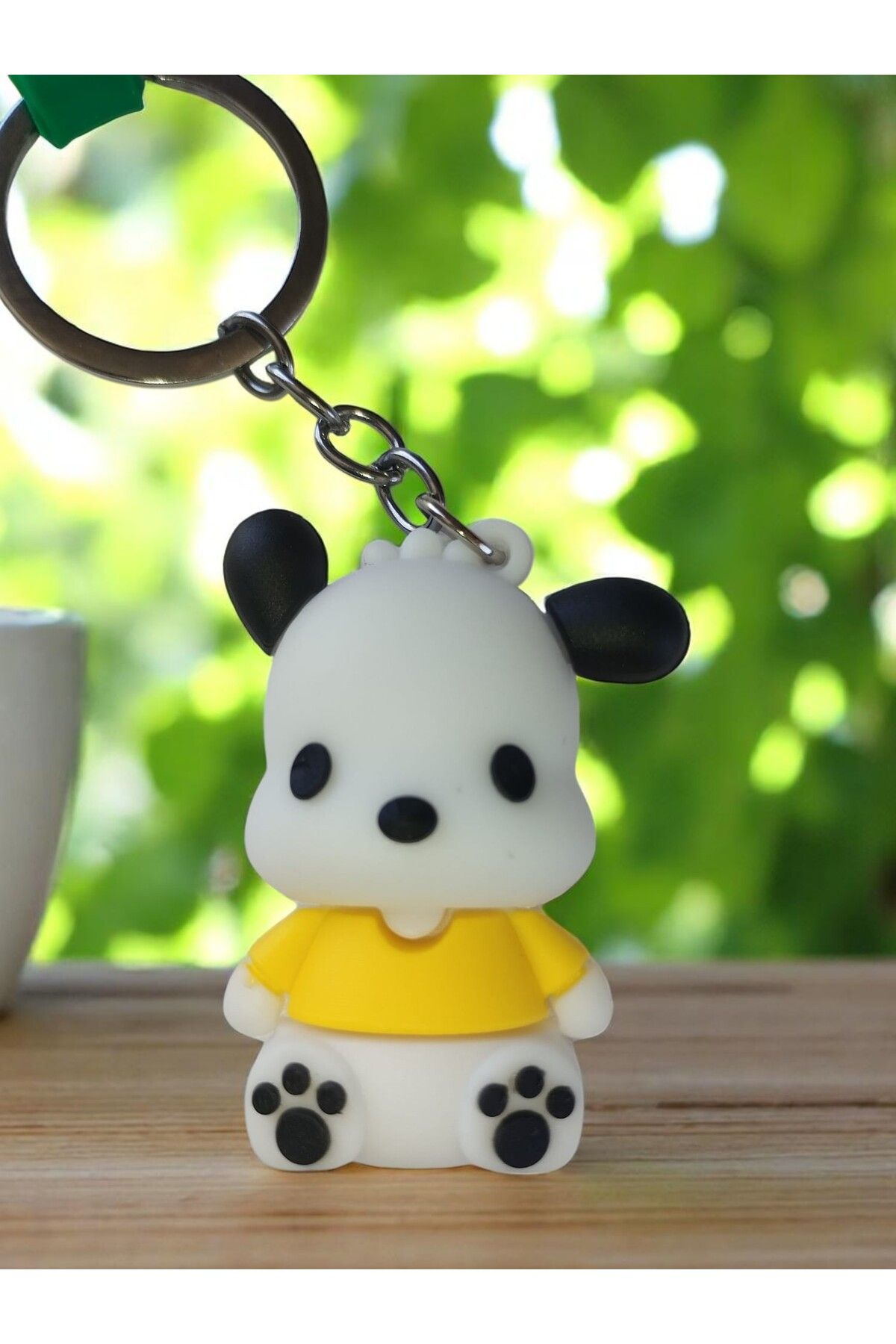 VerdeHome Sevimli Panda Anahtarlık – 3D Tasarımlı Karikatür Figürü
