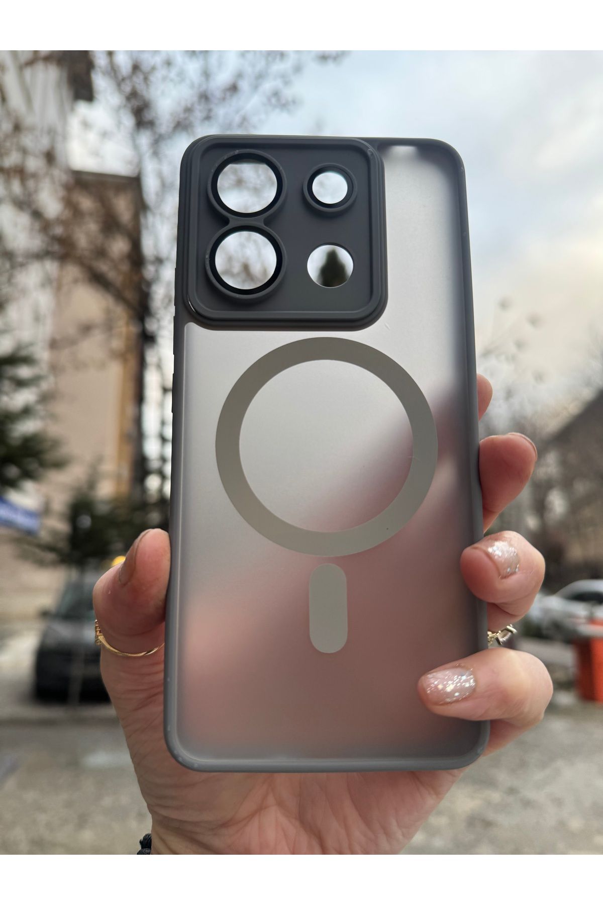 DÜNYA AKSESUAR xiaomi redmi note 13 pro 5G lens korumalı mat tam koruma düşmeye darbeye silikon kılıf