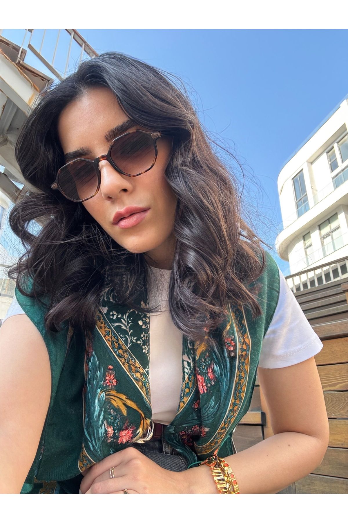 KERSHE DESİGN Veyra Unisex Güneş Gözlüğü