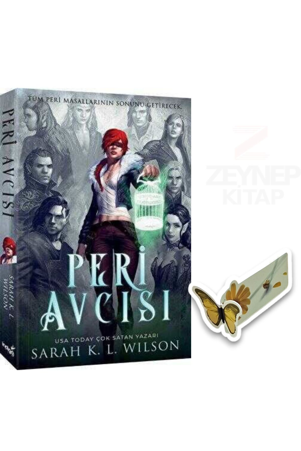 İndigo Kitap Peri Avcısı (Özel Tasarım Hareketli Kelebek Ayraç Hediye)
