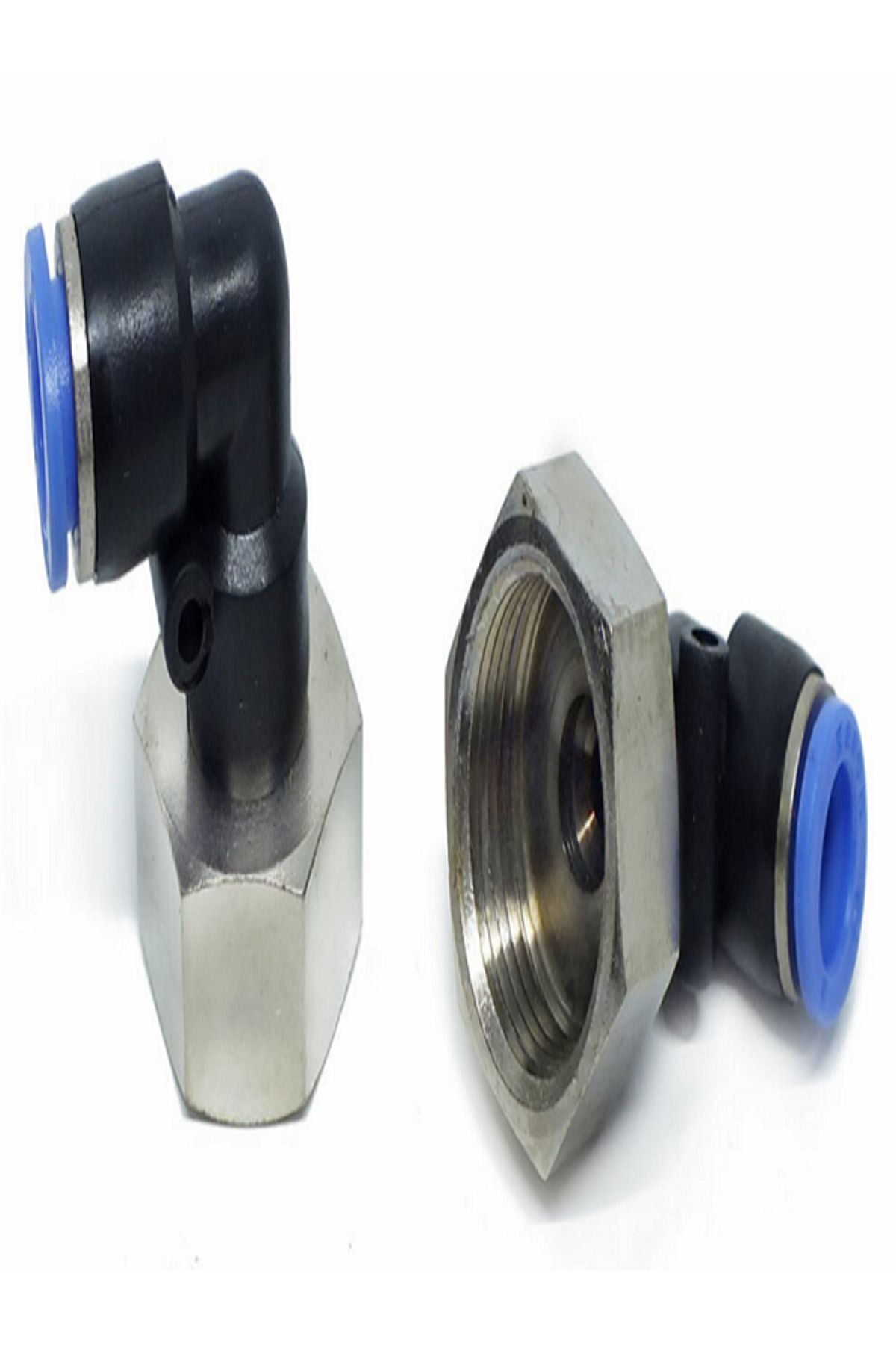Universal PNÖMATİK DİŞİ DÖNER DİRSEK BAĞLANTI NİPEL 1/4''-12 PLF12-G02 5 ADET