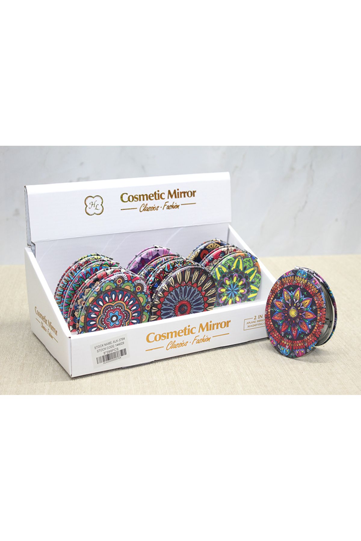 Vivesta Shop Taşlı El Aynası Oval İnce