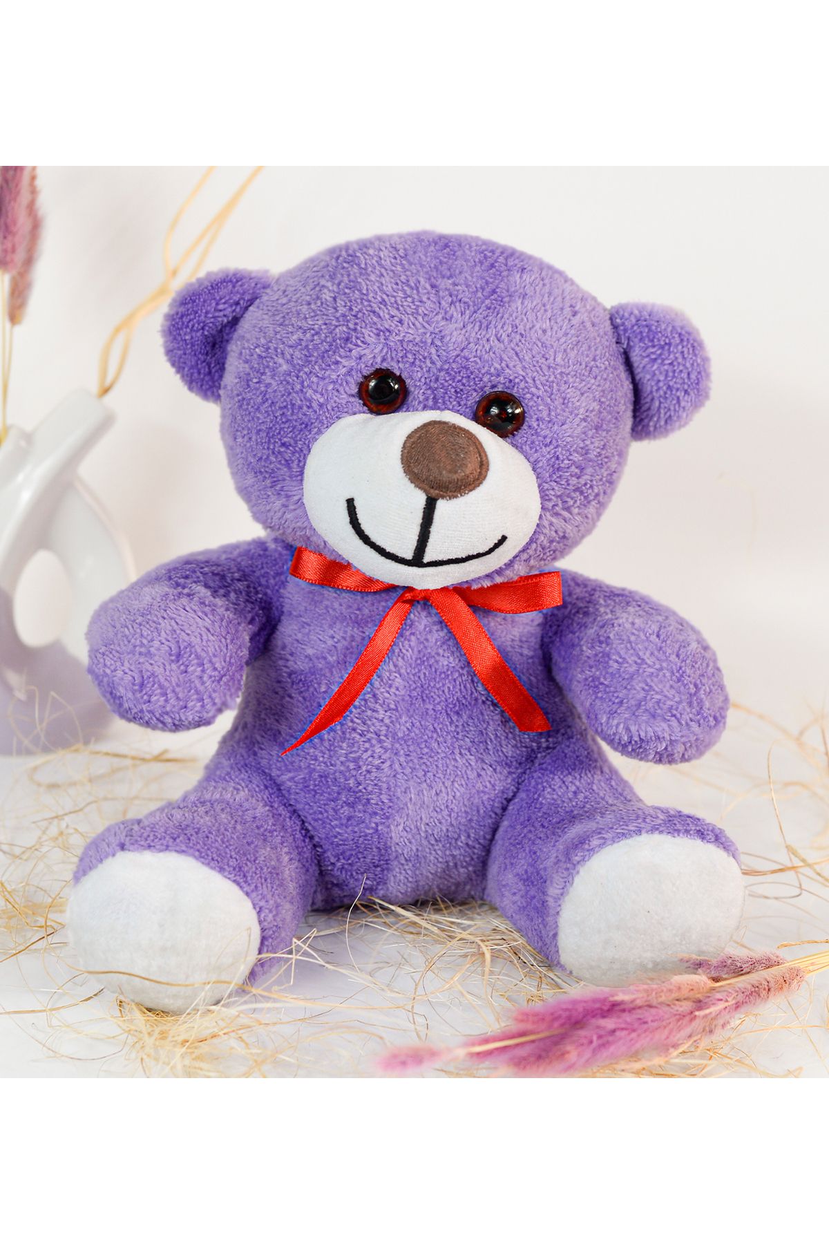 Özgüner Oyuncak 25cm Peluş Çiçek Ayı (%100 YERLİ)