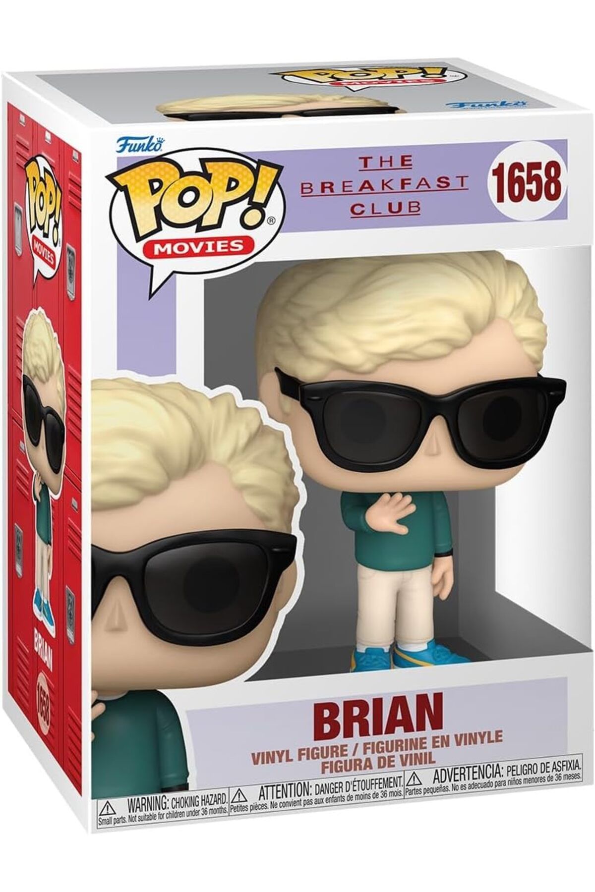 Funko Pop! Movies: Brian, Breakfast Club 9,5 cm Vinil Koleksiyon Figürü, Resmi Lisanslı Ürün