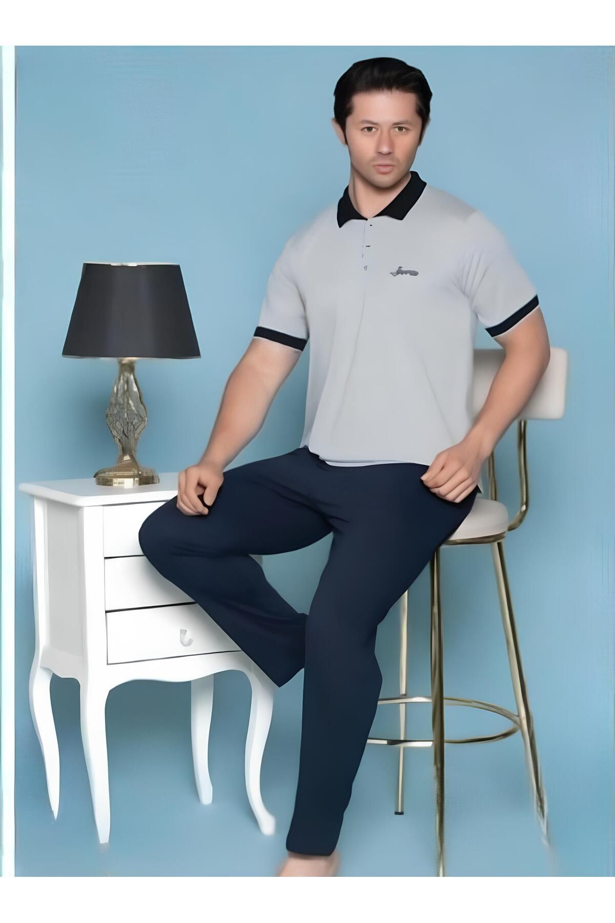 Pyjama Familya Erkek Kısa Kollu Pijama Takımı