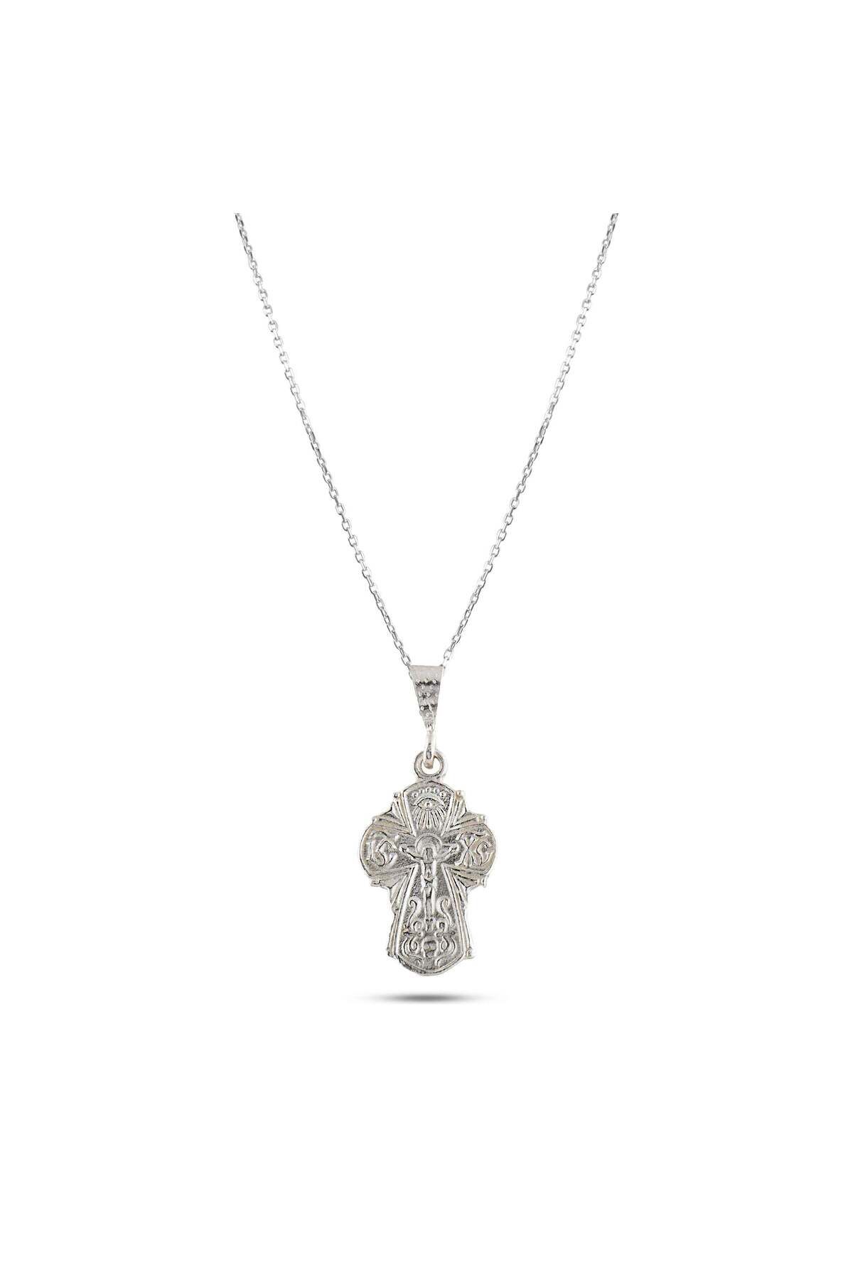 Lial Diamond Haç Gümüş Kolye, 5 gram - Lial Diamond