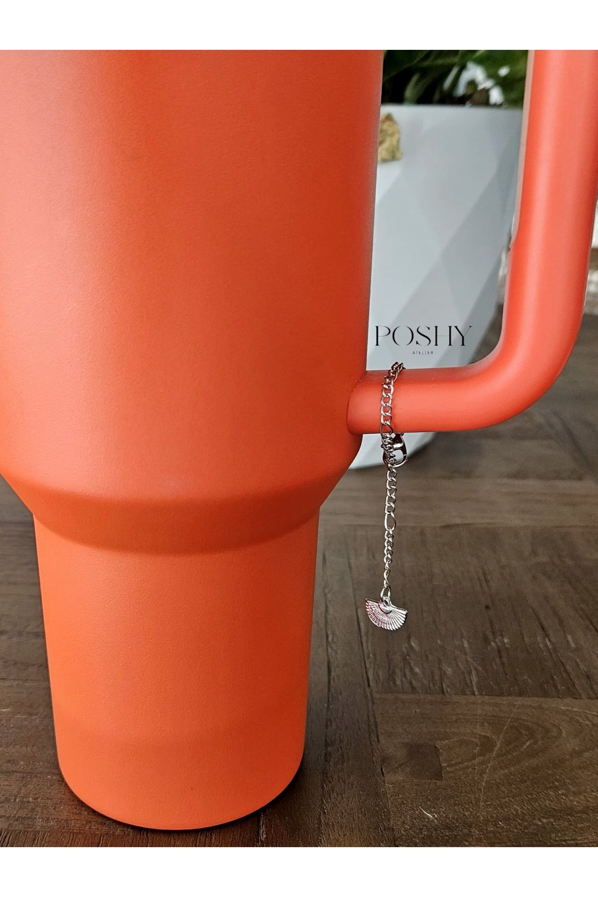 Poshy Atelier Termos Tumbler Charmı Çanta Aksesuar Ayakkabı Klipsli Termos Süsü Aksesuarı