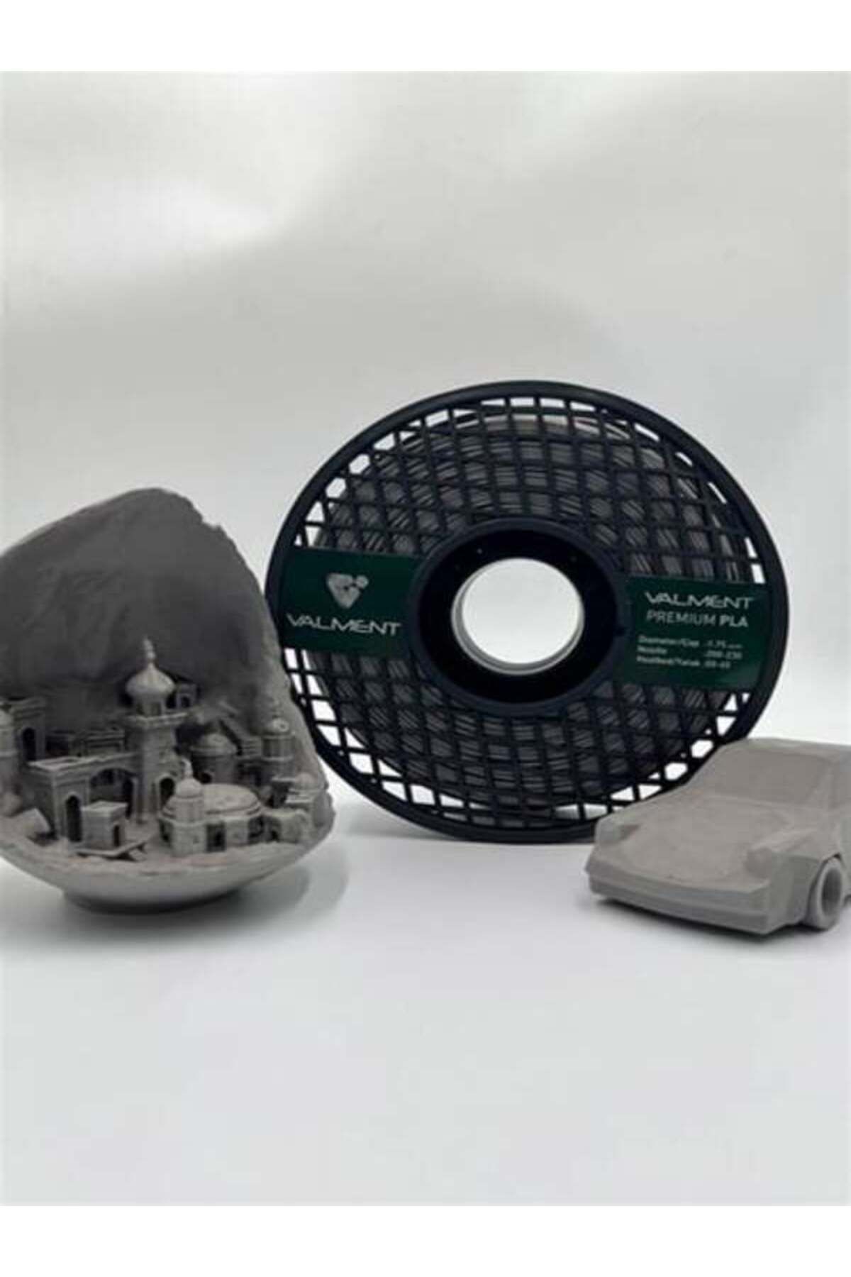 Valment Filament PLA + 1,75mm Premium- Koyu Gri