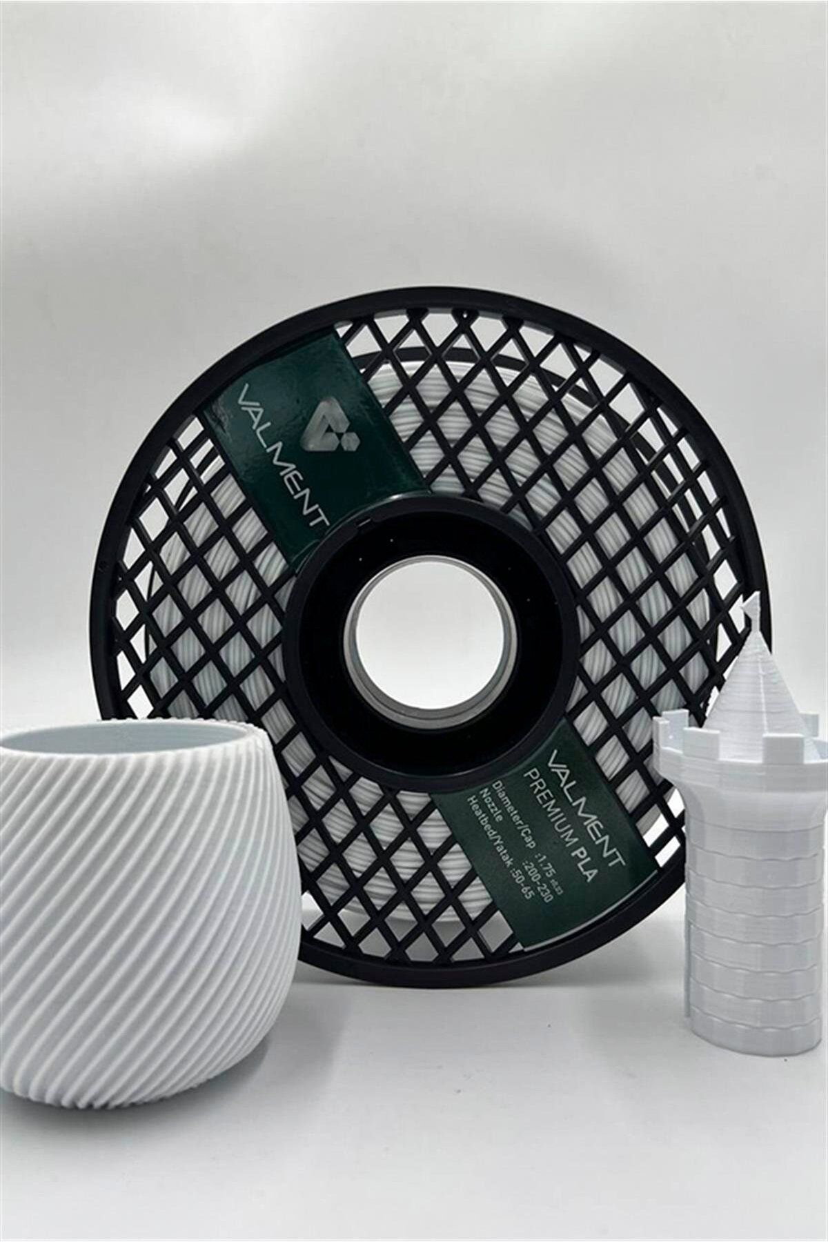 Valment Filament PLA + 1,75mm Premium- Buz Beyaz