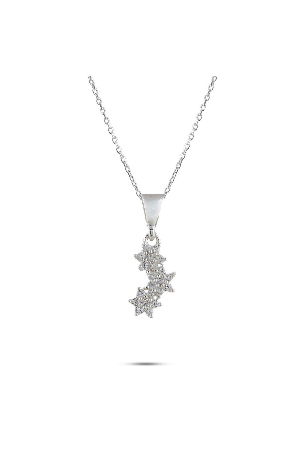 Lial Diamond Çiçek Desenli Gümüş Kolye, 5 gram - Lial Diamond