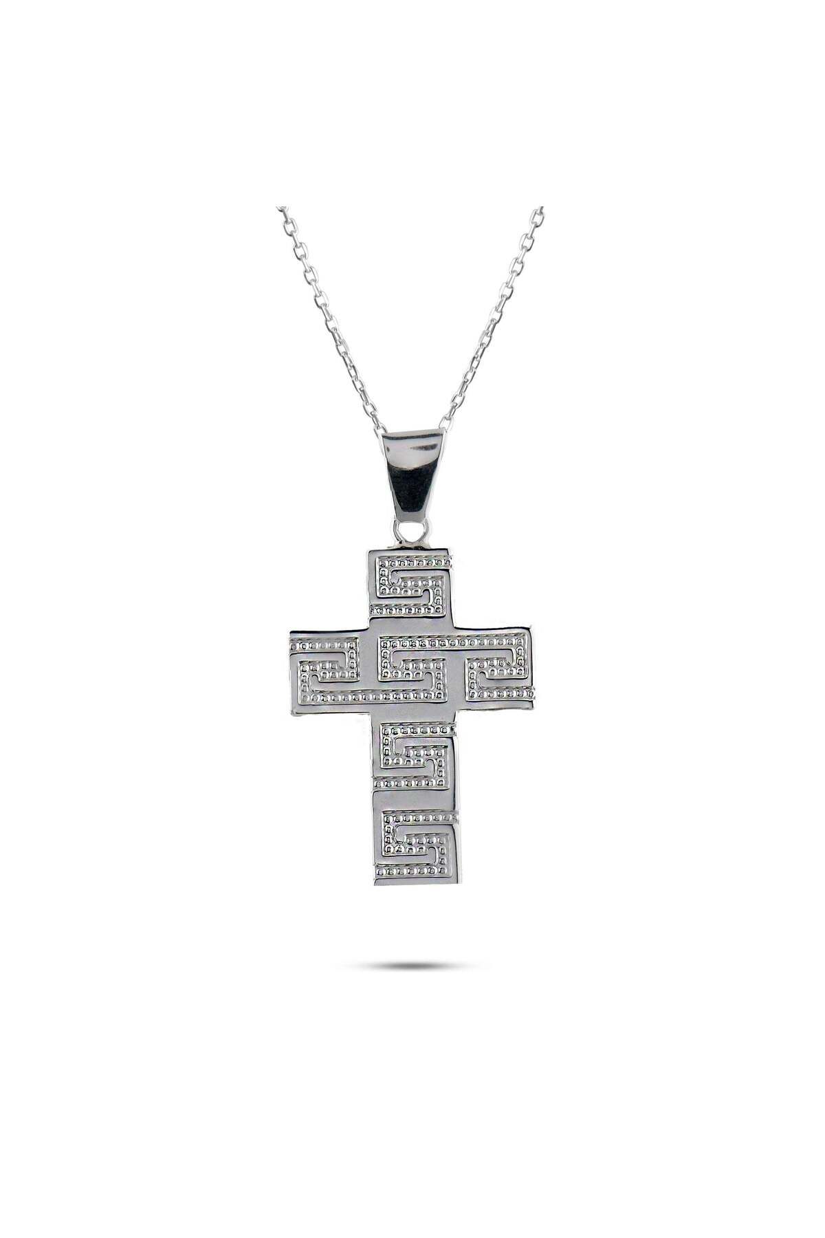 Lial Diamond Haç Gümüş Kolye, 5 gram - Lial Diamond