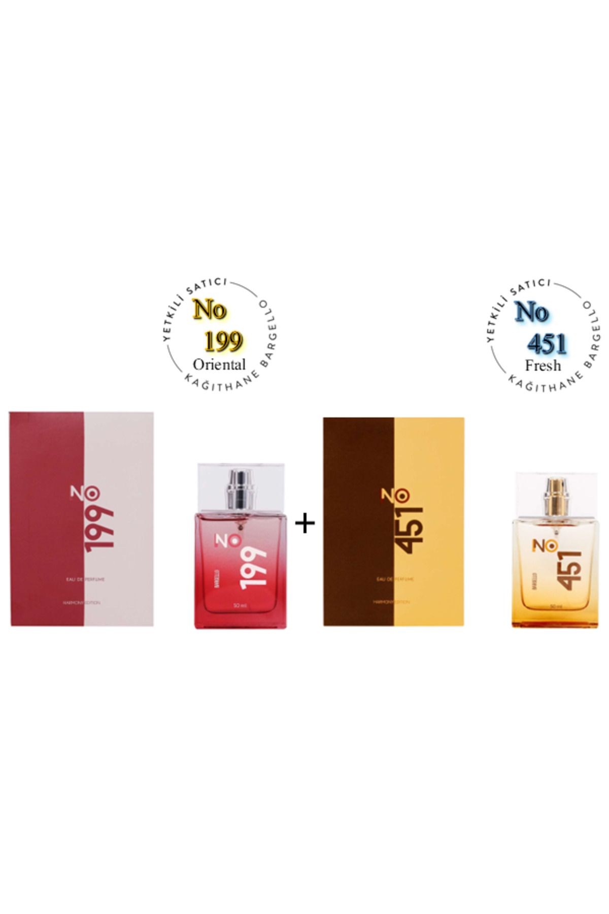 Bargello No: 199 + No:451 Unisex Parfüm Edp 50 ml Oriental / Fresh - Mnms50no199451