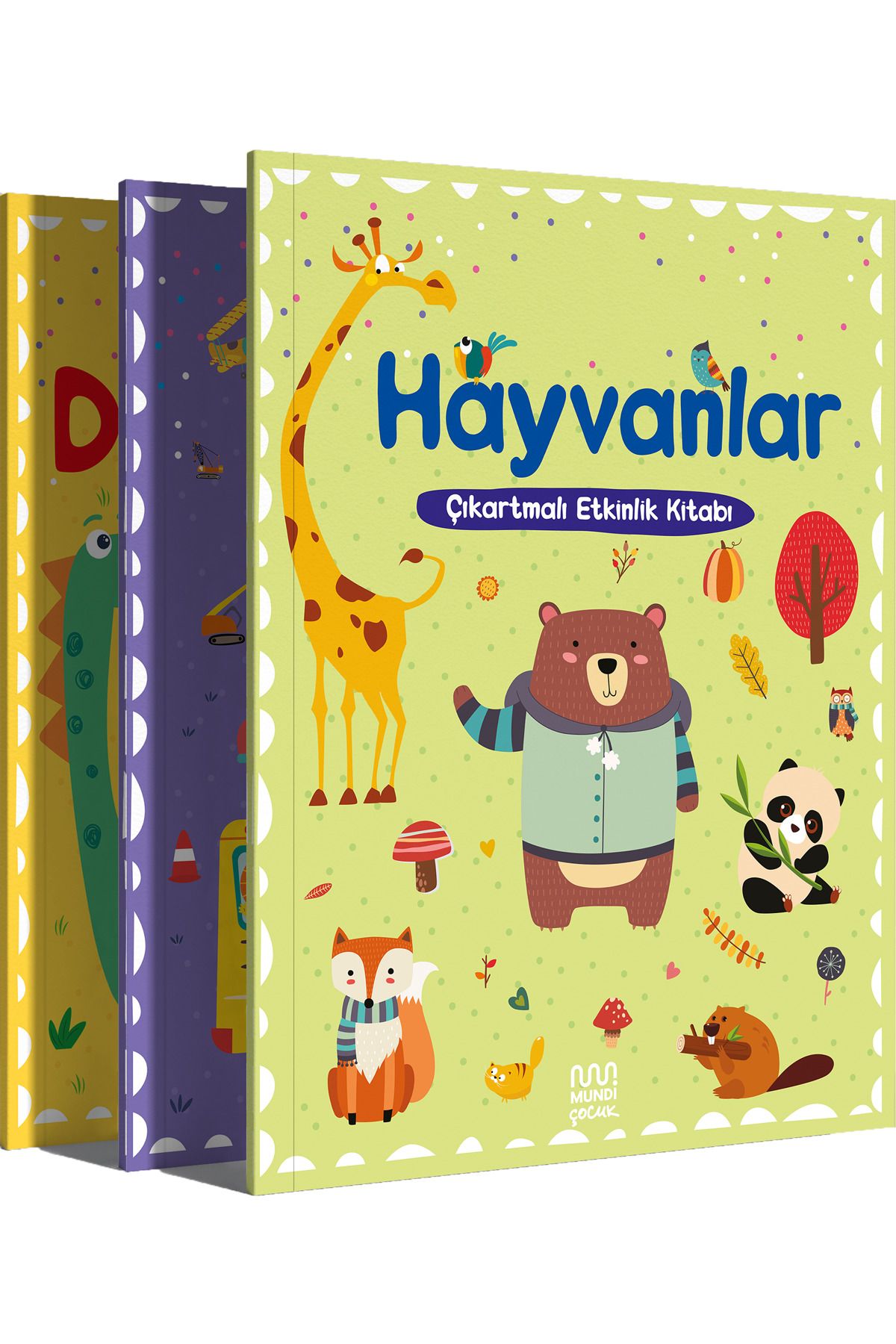MUNDİ Buttercup: Çıkartmalı Etkinlik Kitabı Seti (3 Kitap)