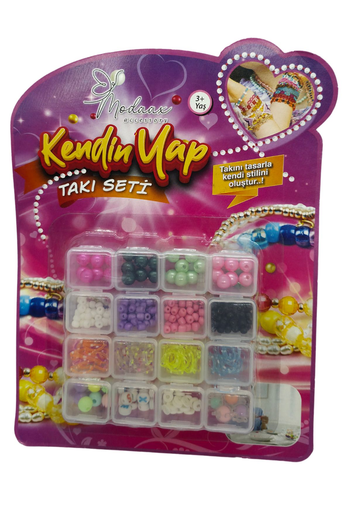 RAF Store Küçük Boy Kutulu Boncuk Takı Tasarım Seti Kendin Yap